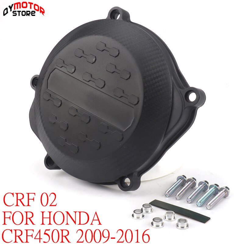 Clutch Cover Protector Honda CRF450R '10-'16 Black main image 0