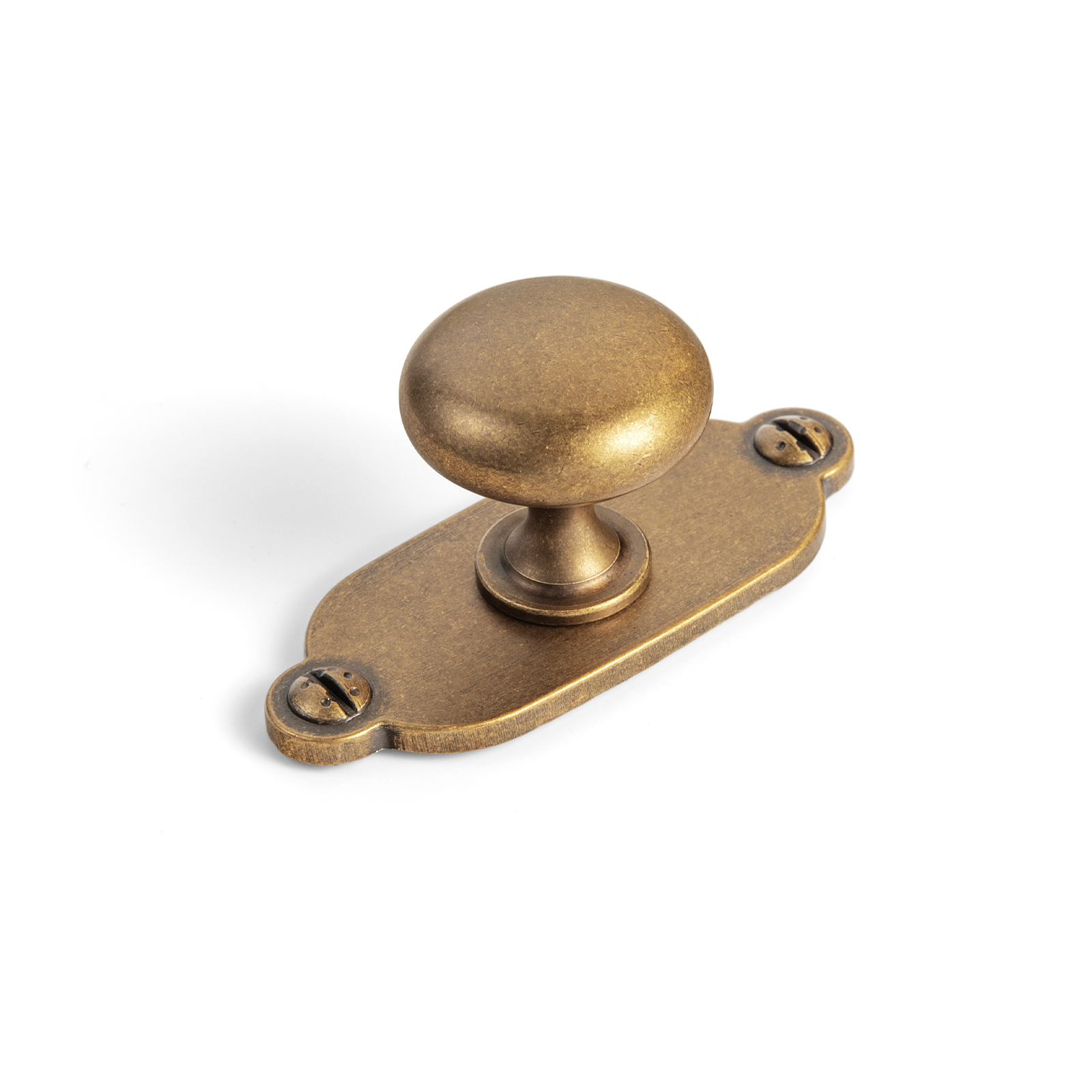 Stevige knop van zinklegering met basisbedekking, meubelgreep, kastknop en handgrepen van antiek messing