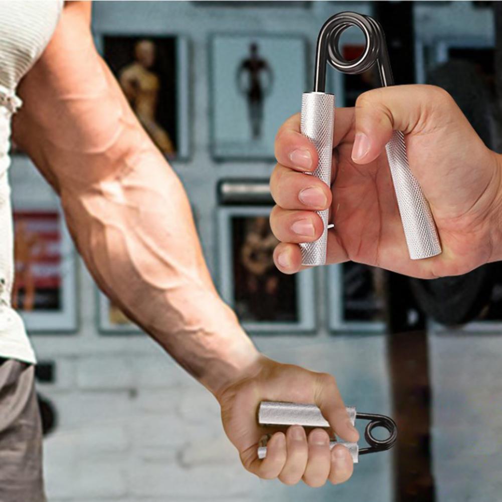 Portable High Strength Hand Gripper Adjustable Aluminum Alloy Metal Hand Grip Fitness Gripper Enhancer Training Tool