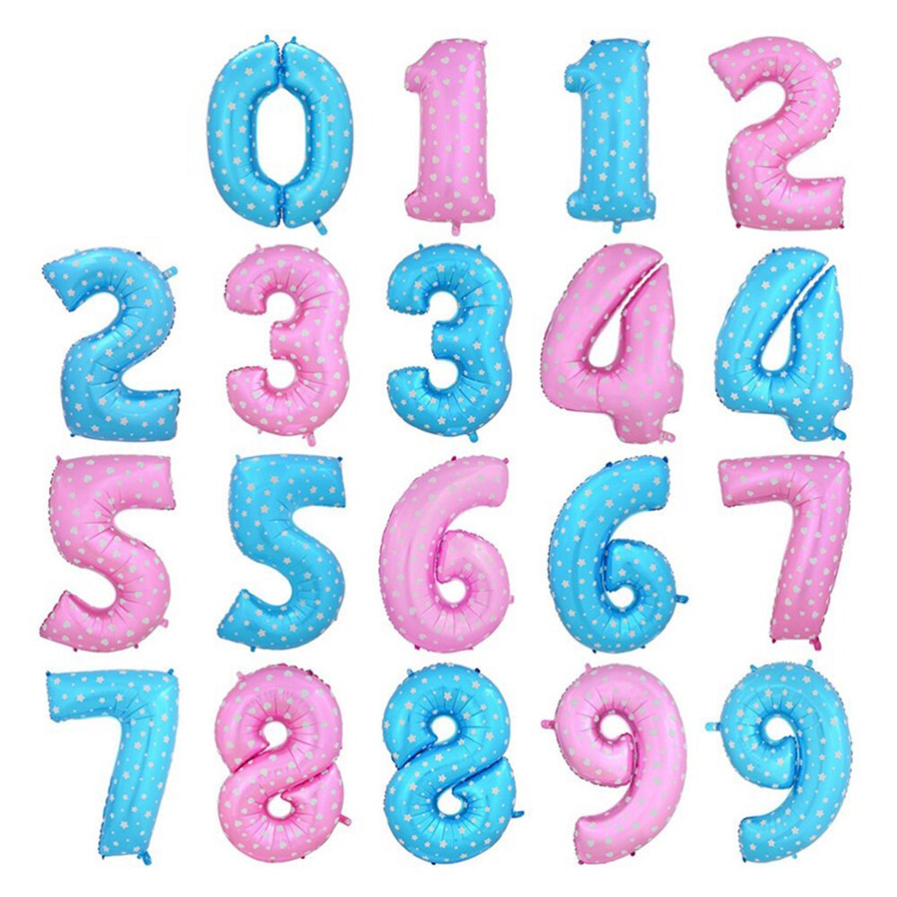 40 inch Thickened Helium Foil Balloons Birthday Number Balloons for Wedding Anniversary Decoration