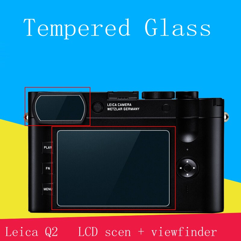 Gehard Glas Screen Protector Voor Leica Q2 Lcd + Zoeker