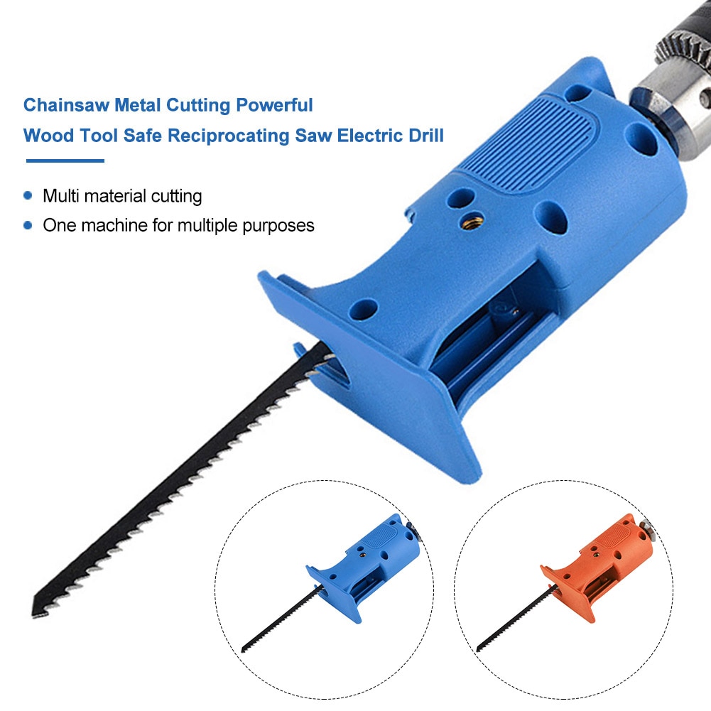 File Electric Drill Attachment Chainsaw Safe Woodworking Multifunctional Wood Tool Reciprocating Saw Powerful Home Metal Cutting