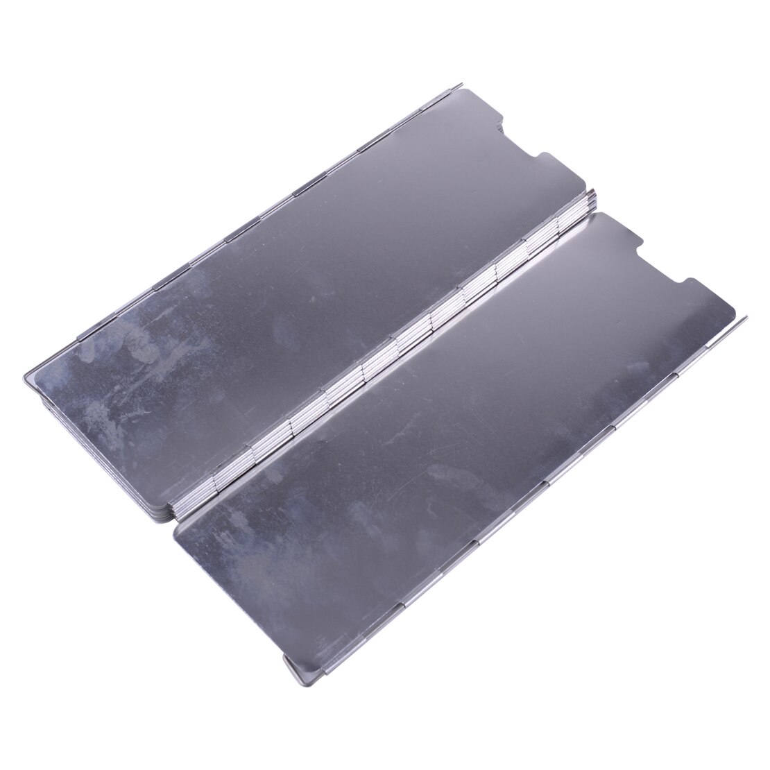 Letaosk 8 grote platen outdoor camping bbq opvouwbare brander voorruit gasfornuis windscherm aluminiumlegering