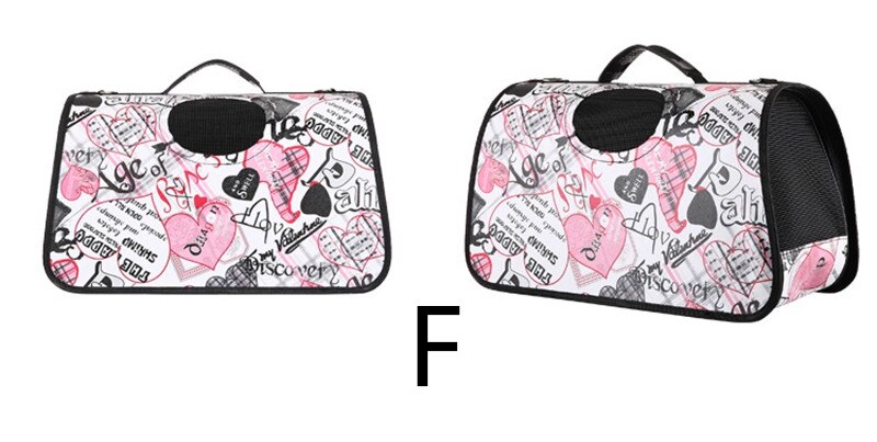 Pet Dog Carrier Bag Chihuahua Travel Bag Outdoor Shoulder Bag For Small Dog Cat Handbag Summer cachorro pet products: F