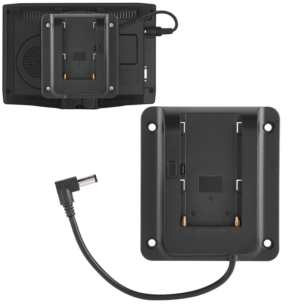 til vesa batteri kamera adapter tallerken til sony np -f970 f550 f770 f970 f960 f750 batterier lader tilbehør plast og metall