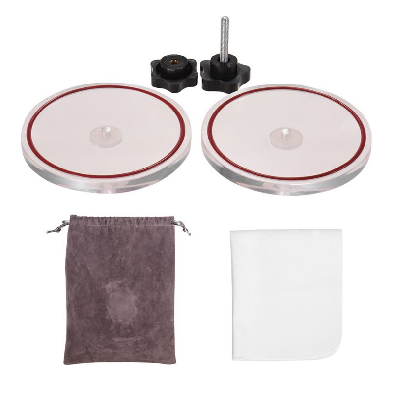 Lp vinyl platenreiniger klem vinyl platen label beschermer waterdicht acryl reinigingsgereedschap