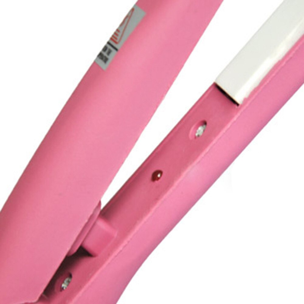 Mini Hair straightener Iron Pink Ceramic Portable Electronic Hairs Straightening Styling Tools Hair