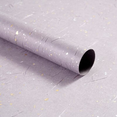 10Pcs Gold Silver Shiny Waterproof Flower Wrapping Papers Christmas Wrapping Papers Craft Papers: grey