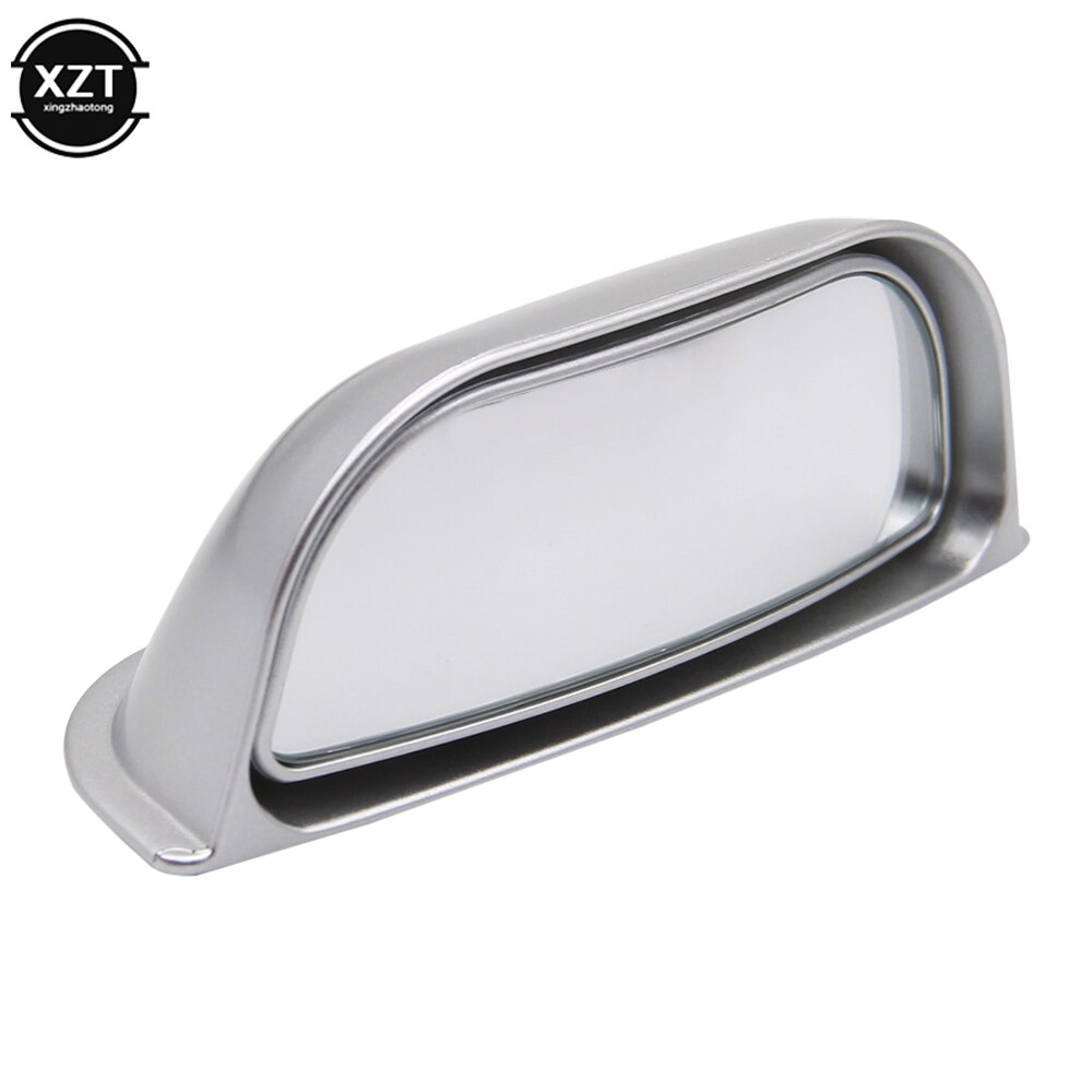Universal Car Rear View Mirror Wide-angle Blind Spot Mirror Rearview Mirrors for Second-row Seats Auxiliary Observation Mirror: Silver