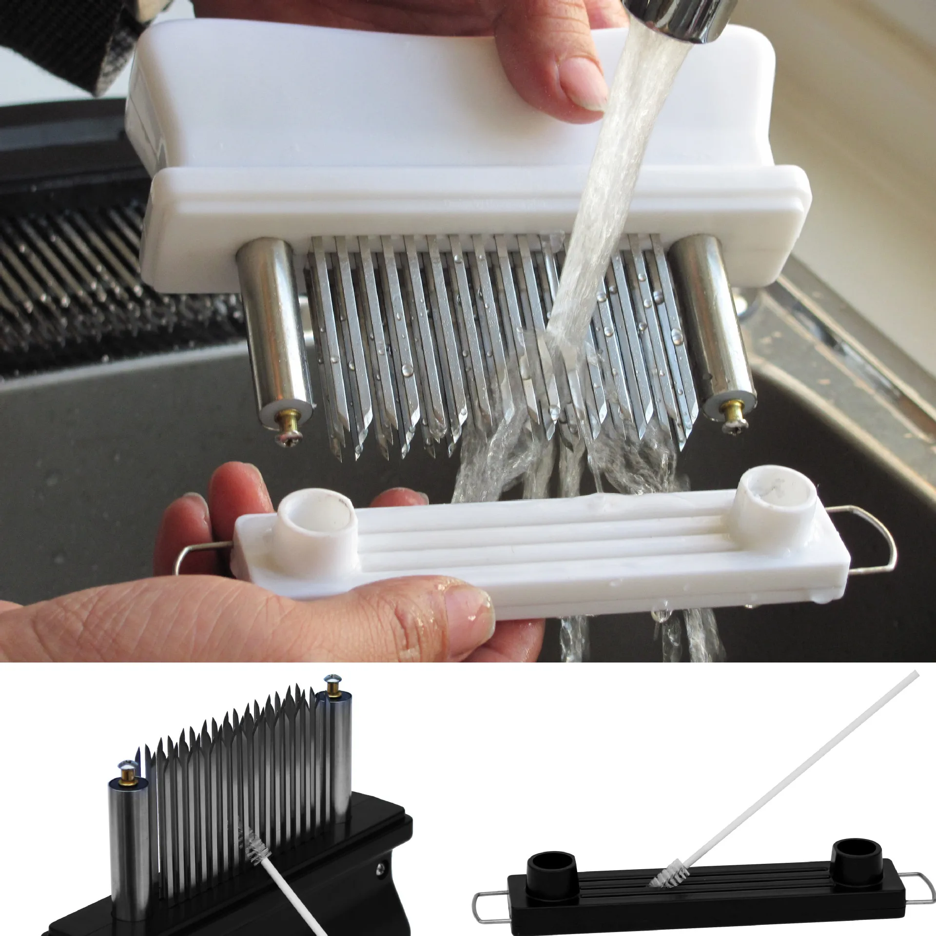 48 Blades Naald Vleesvermalser Rvs Mes Vlees Beaf Steak Hamer Van Vlees Hamer Pounder Koken Gereedschap