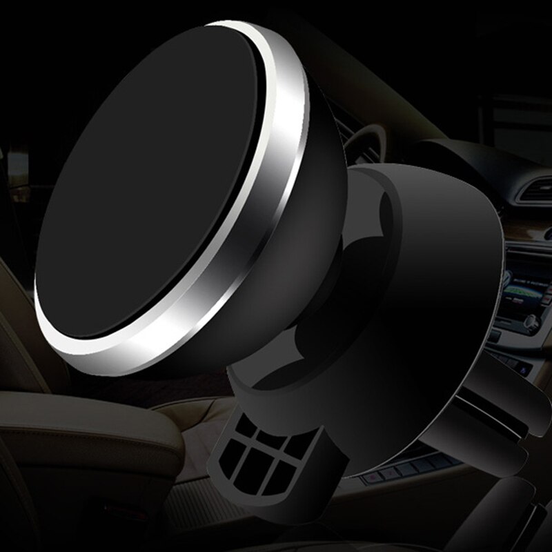 Magnetische Auto Telefoon Houder 360 Graden Mini Strip Vorm Stand Metalen Magneet Gps Car Mount Stand Voor Muur Kantoor Slaapkamer beugel: 4