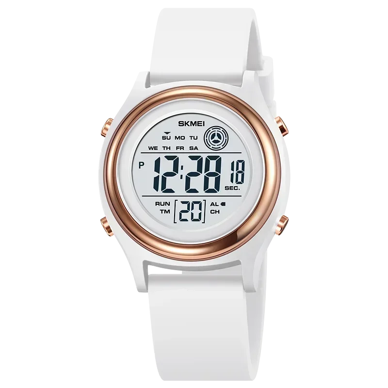 Skmei luxe waterdichte schokbestendige sport countdown horloges dames digitale polshorloge voor vrouwen stopwatch lady girl relojes 2094: Veelkleurig