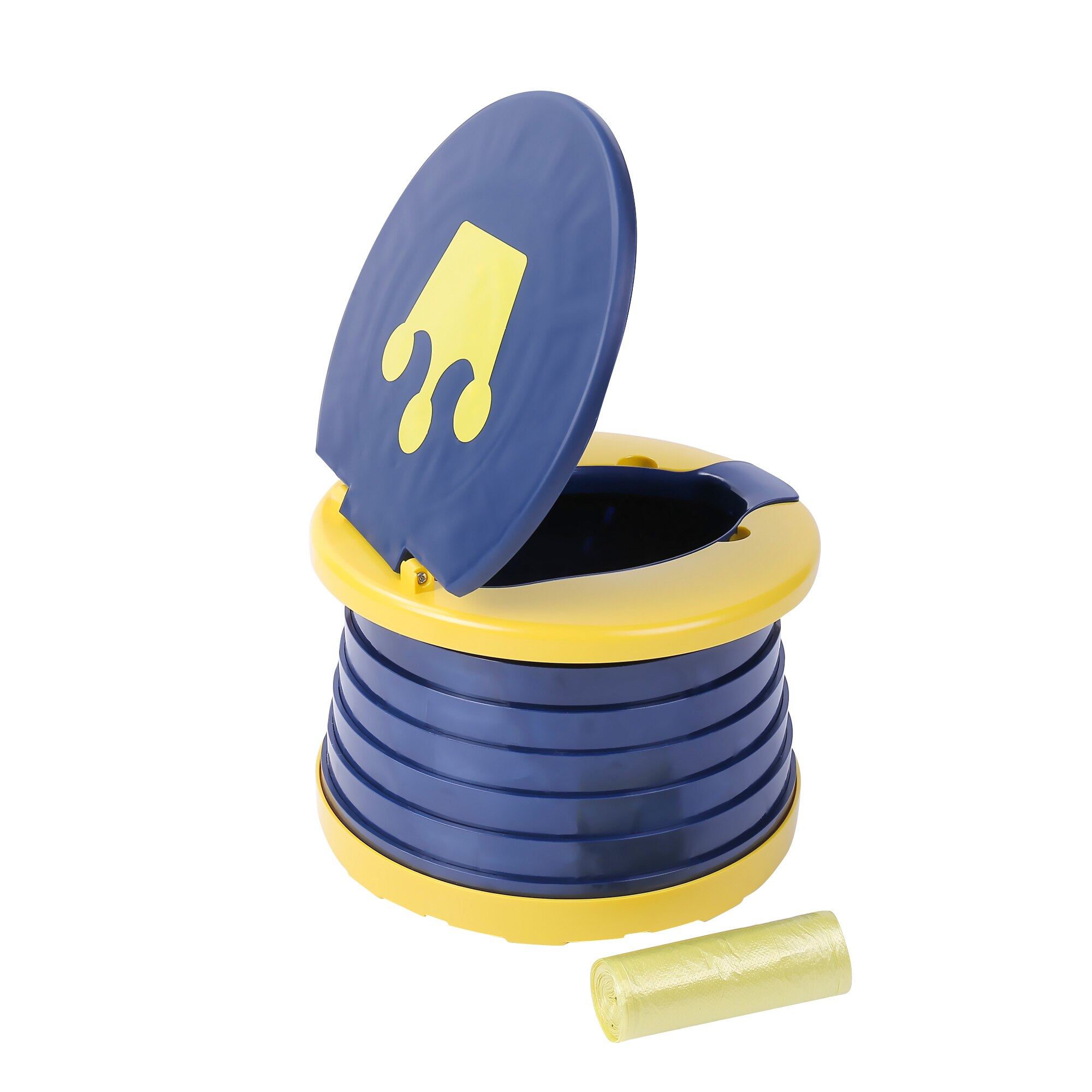 2022 Travel Potty for Toddlers Portable On The Go Travel Potty Training Toilet for Kids Foldable Pop Up Potty Chair: Default Title