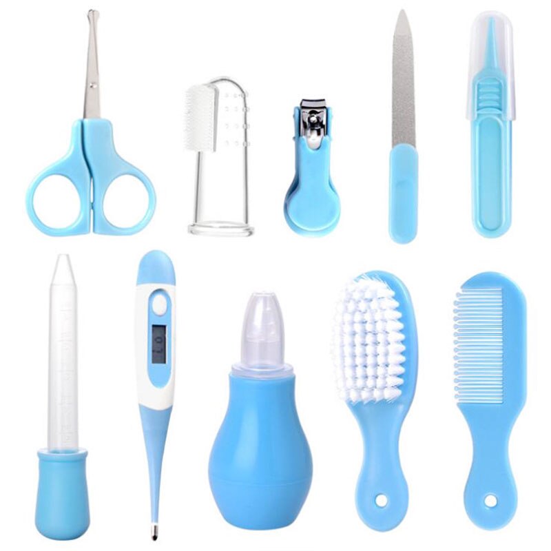 10 Stks/set Baby Nail Trimmer Gezondheidszorg Kit Gezondheidszorg Kit Draagbare Pasgeboren Baby Grooming Kit Nagelknipper Veiligheid Zorg Set