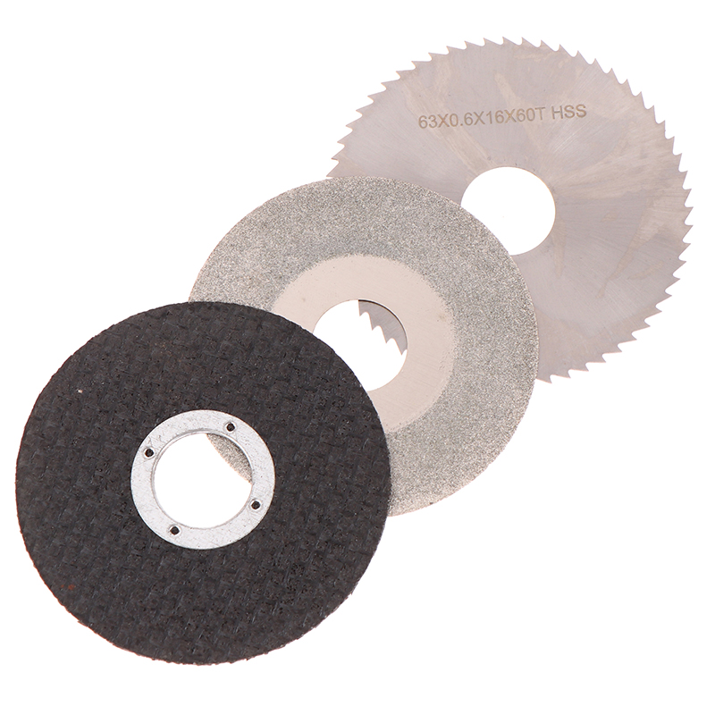 Mini multifunctioneel tafelzaagblad 2.5 inch diameter 63mm amaril harszaagblad elektrisch zaagblad doe-het-zelf elektrisch gereedschap