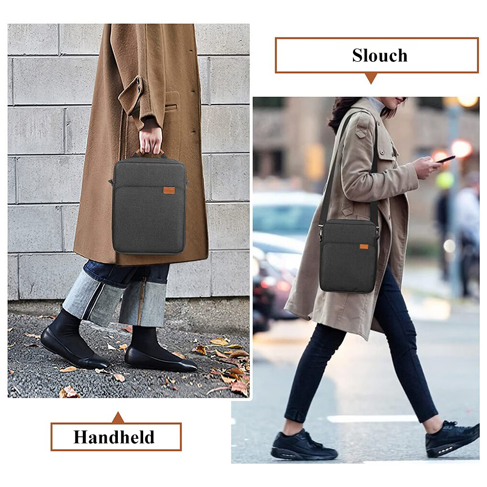 Laptop Tablet Messenger Bag for Macbook Air Pro 11 12 9th / 10.5" 11" iPad Pro Air Tablet Carry Case for Surface HP DELL
