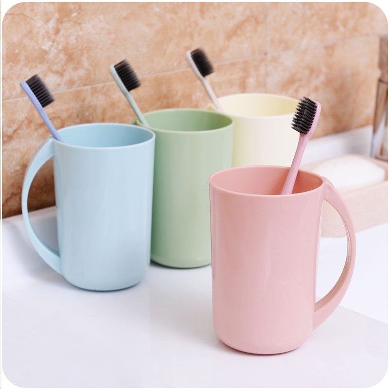 Cute Japanese Mouthwash Bathroom Tumblers With Toothbrush Holder Bathroom Products