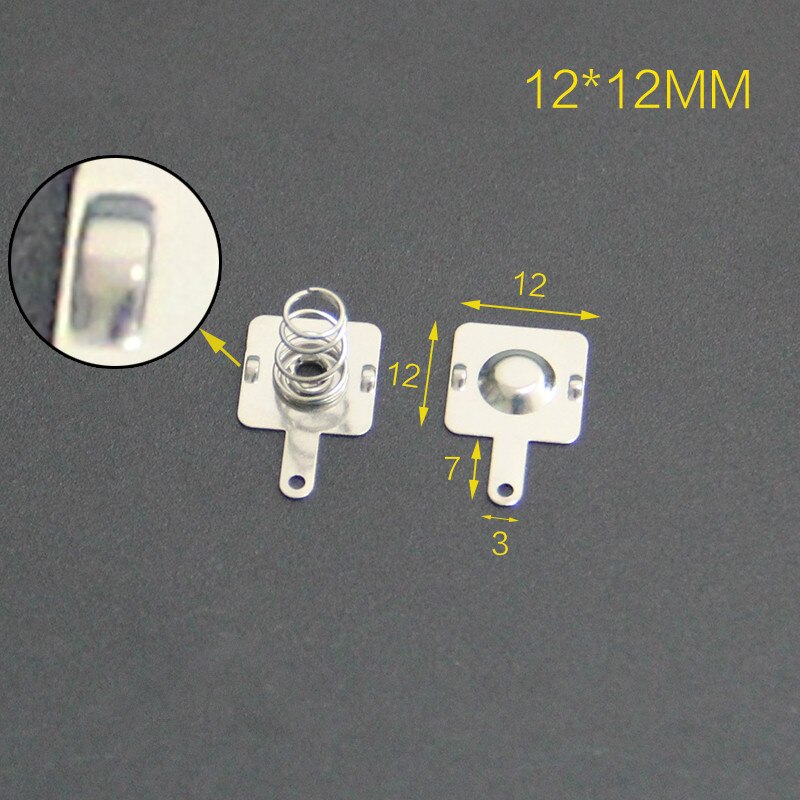 200PCS AA5 battery pack 12 * 12 / 26.5 / 27.5 / 28MM spring contact piece battery box positive and negative single pole