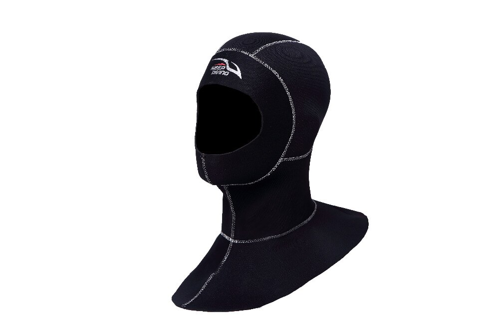 Capucha de buceo de neopreno de 3mm con hombro, sombrero de equipo de buceo, gorro de invierno, traje de buceo cálido, pesca submarina