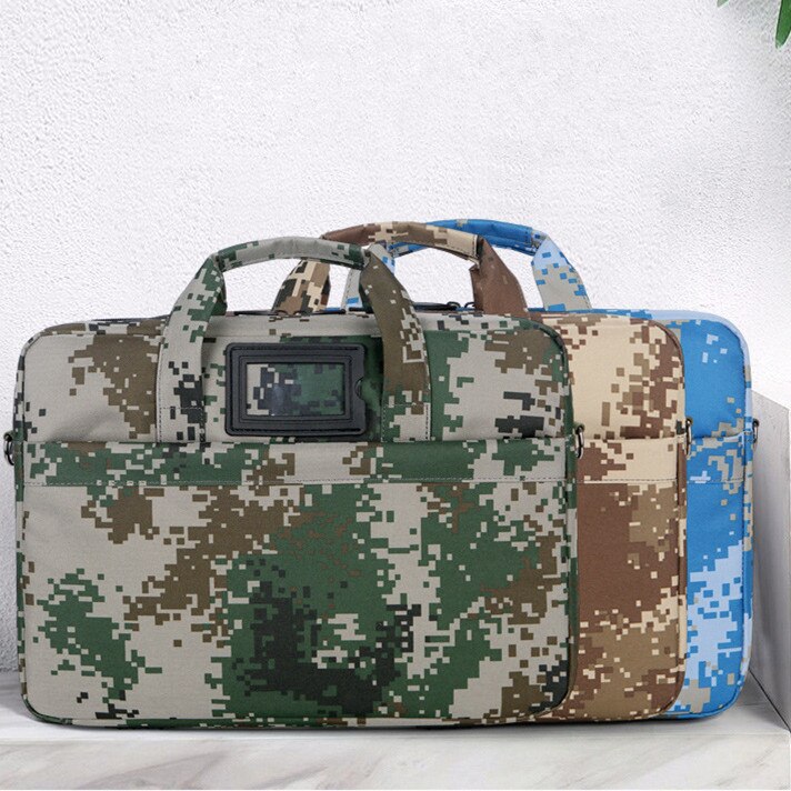 Computer mænds taske kina camouflage håndtasker vandtæt kvinders dokumentmappe dokumenter med høj kapacitet taske lynlås forretning laptop taske