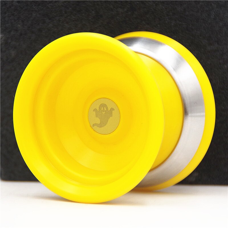 Professional Competition Yoyo - Butterfly Shape - Metal - 5A/3A/1A Tricks - 64.5g: Yellow