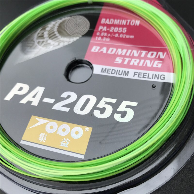 1pc pa -2055 regnbue badmintonstrenge farverige badmintonstrenge, assorteret farve 22-27 lbs: 3