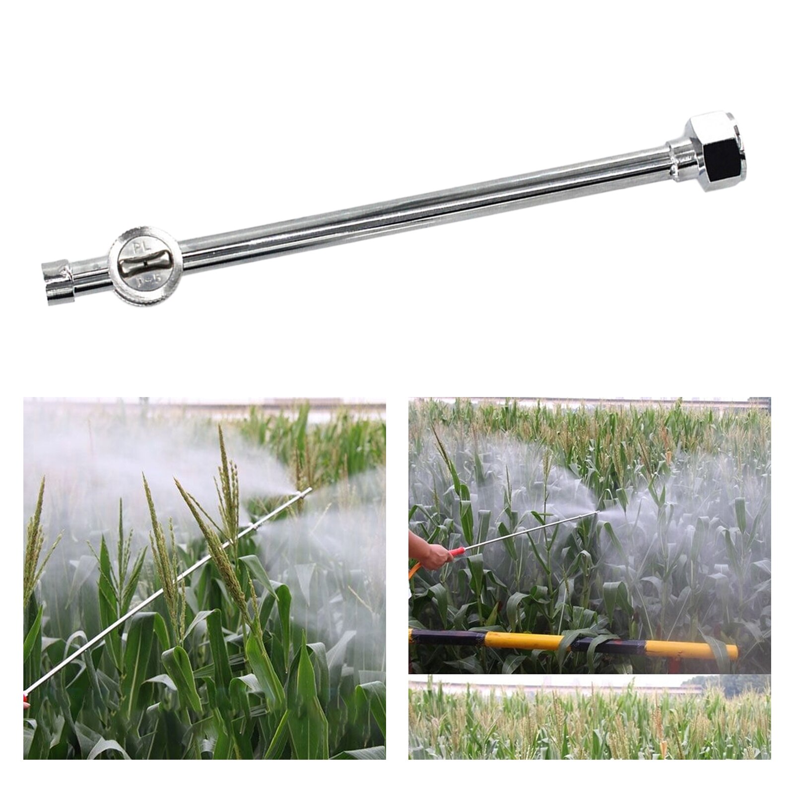 7.5 Inch Sprayer Stainless Stee Replacement Wand Spray Fan-shaped Double-sided Nozzle