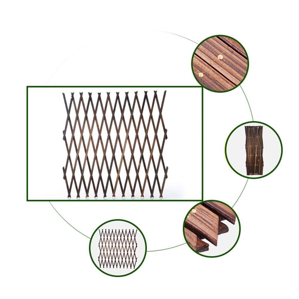 Treillis en bois anticorrosion pour mur de jardin, panneau de clôture, support pour plantes grimpantes, clôture décorative pour jardin, maison