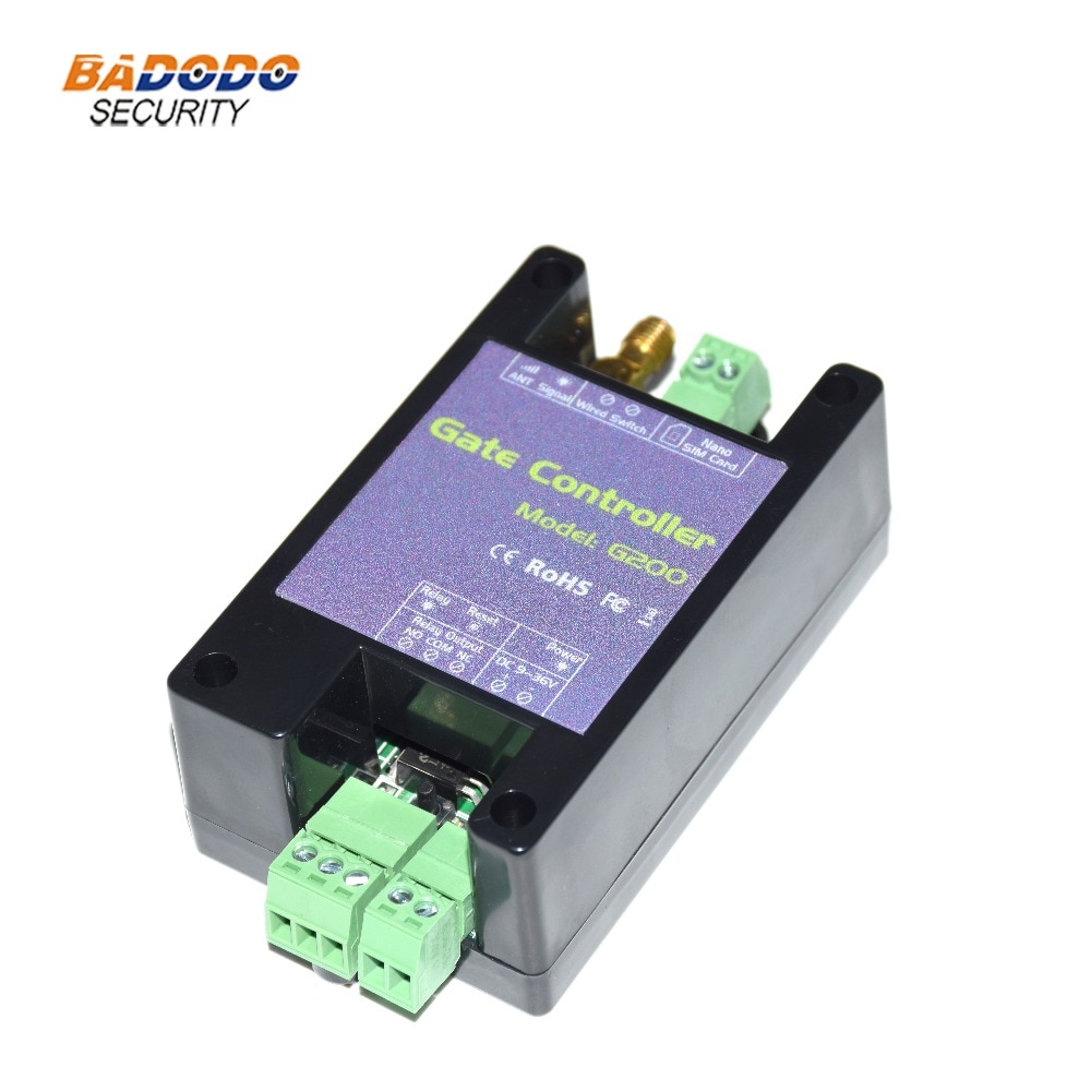 version GSM Gate Opener GSM Mobile Phone Access Controller Remote Control Switch SMS Door Control