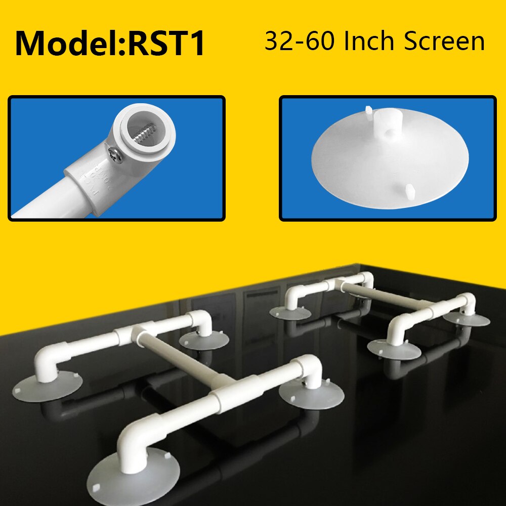 LED LCD TV Screen Remove Repair Tool Silicone Vacuum Suction Cup Support Connector 32-65 Inch Maintenance Device: RST1