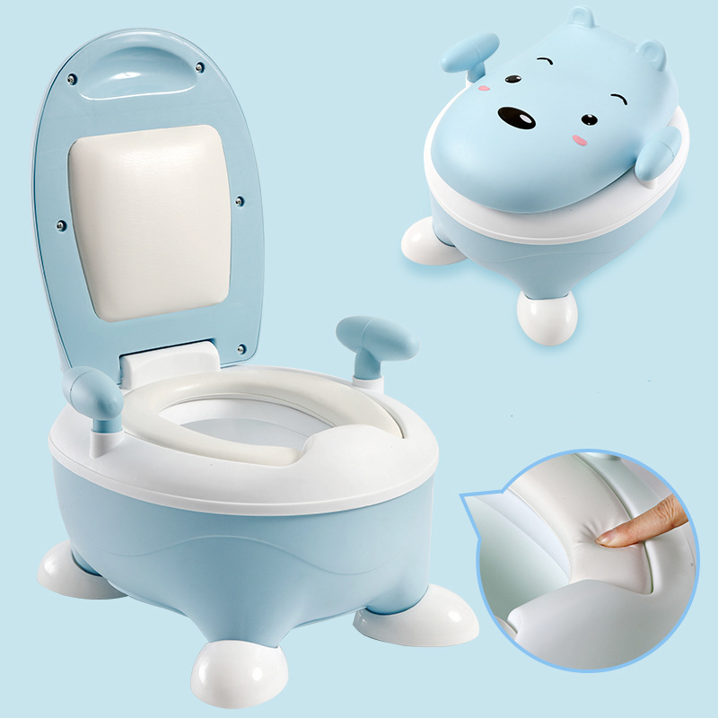 Dossier confortable dessin animé Pot enfants Pot bébé toilette pour garçons enfants bébé Pot formation filles Portable toilette bassin