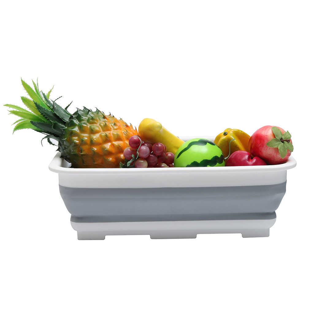 Foldable Basin Simple Life Folding Bucket Portable Camping Fishing Car Washing Tool Wash Basin Outdoor Camping