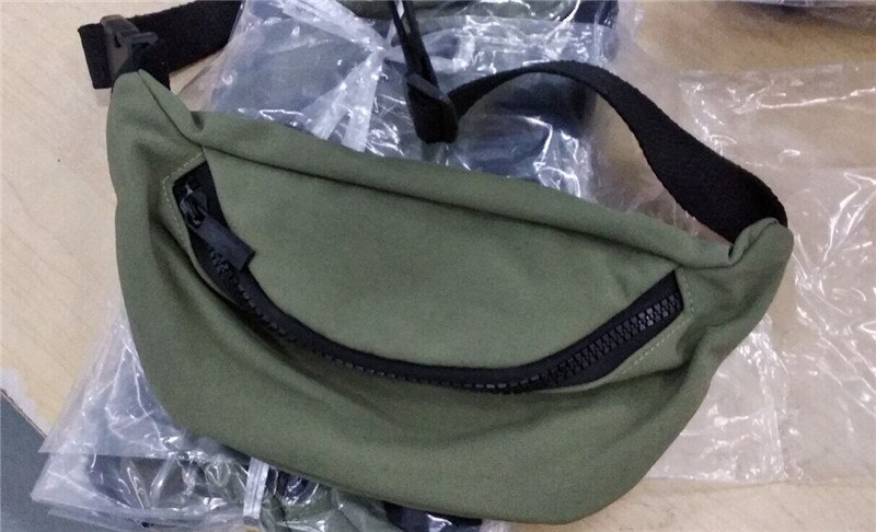 Pochete casual feminina, bolsa de cintura, cinto sólido, crianças, preto, vermelho, amarelo: green