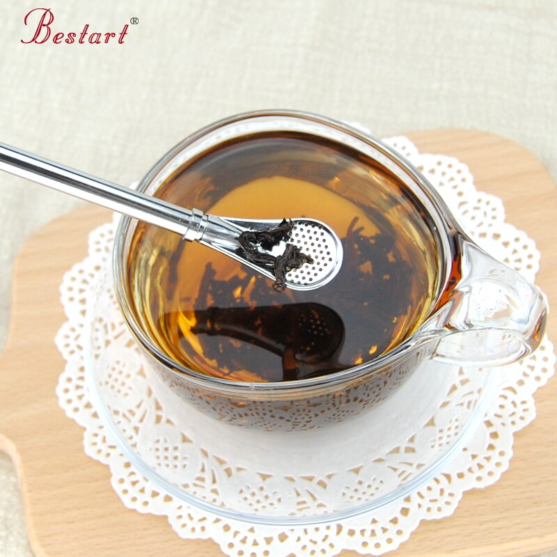 2 Pcs Smooth Flow Handmade Drinking Straw Stainless Steel Yerba Mate Tea Bombilla Straws Filtered Spoons Drinking Straw 6.22"