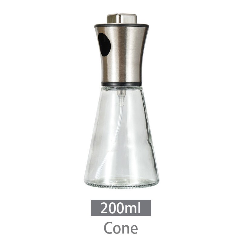 Olie Spray Fles Pulverizador Aceite Dispenser Spuit Olijf Keuken Accessoires Gadget Koken Bbq Barbacoa Werktuigen Sets: 200ml cone