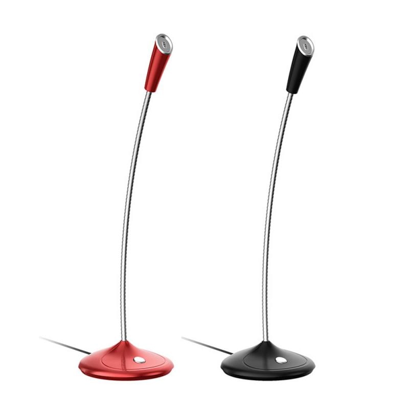 For Desktop PC USB Laptop Microphone Mini Studio Speech Microphone Stand Mic With Holder