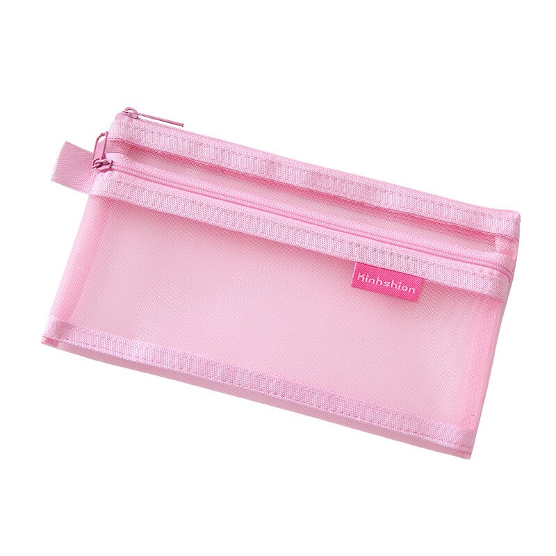 Eenvoudige Transparante Tpu Lederen Koreaanse Ins Potlood Tas Zakjes Briefpapier Organisator Etui Pencilcase School Pen Case
