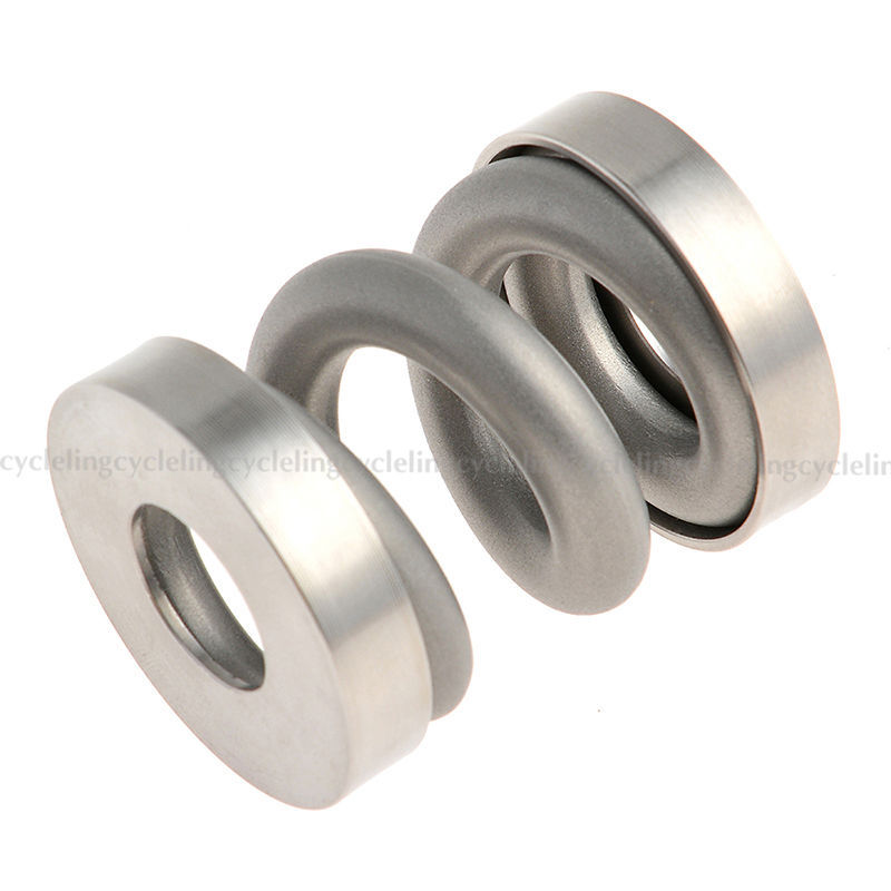 ROCKBROS MTB Bicycle Rear Shocks Titanium Bike Cycling Coil Spring Suspension Rear Shock Shox for Brompton Rear Bumper Absorber: Gray