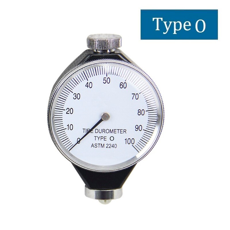 Durómetro de neumáticos 0-100 HA, probador de dureza para cuero, plástico, espuma de goma, grado Industrial, Metal, durómetro, herramientas de medición de: Type O