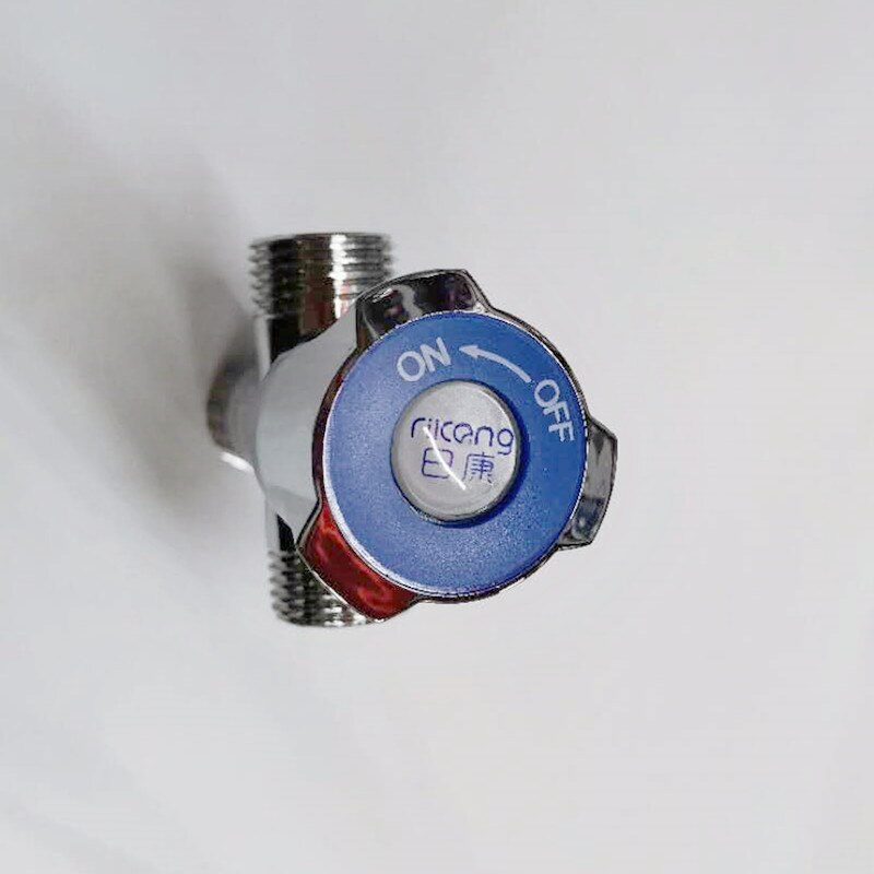 Triangle Three-way Angle Valve Toilet Bidet Shattaf Diverter Equal Tee Joint Filling Valve T-adapter 1PCS