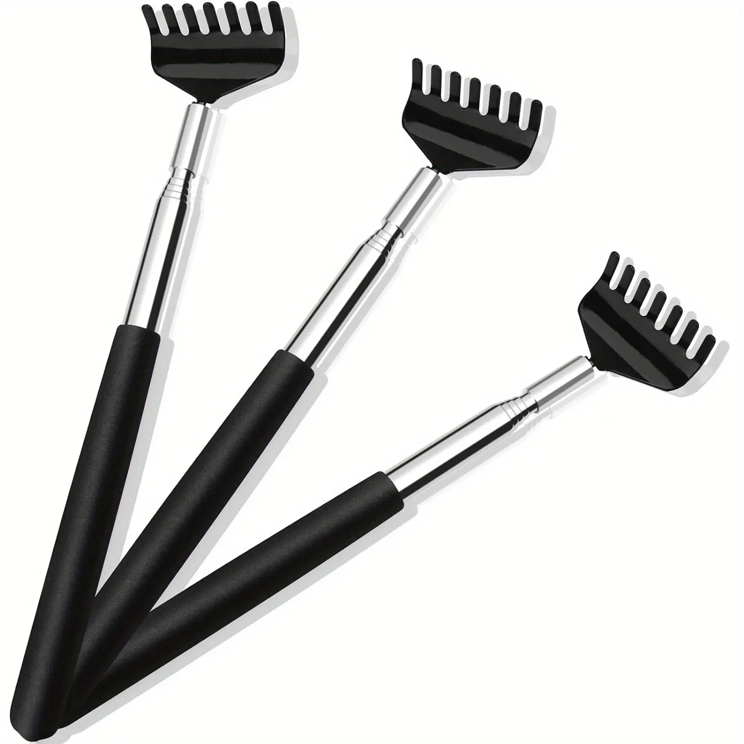 Gratte-dos télescopique Portable extensible en acier inoxydable, outil de grattage du dos télescopique, outil de Massage,