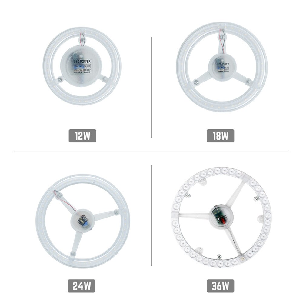 Lighting Source LED Module 12w 18w 24w 36w Light Source Circular Ceiling Light Replacement Light Source Family Indoor Lighting