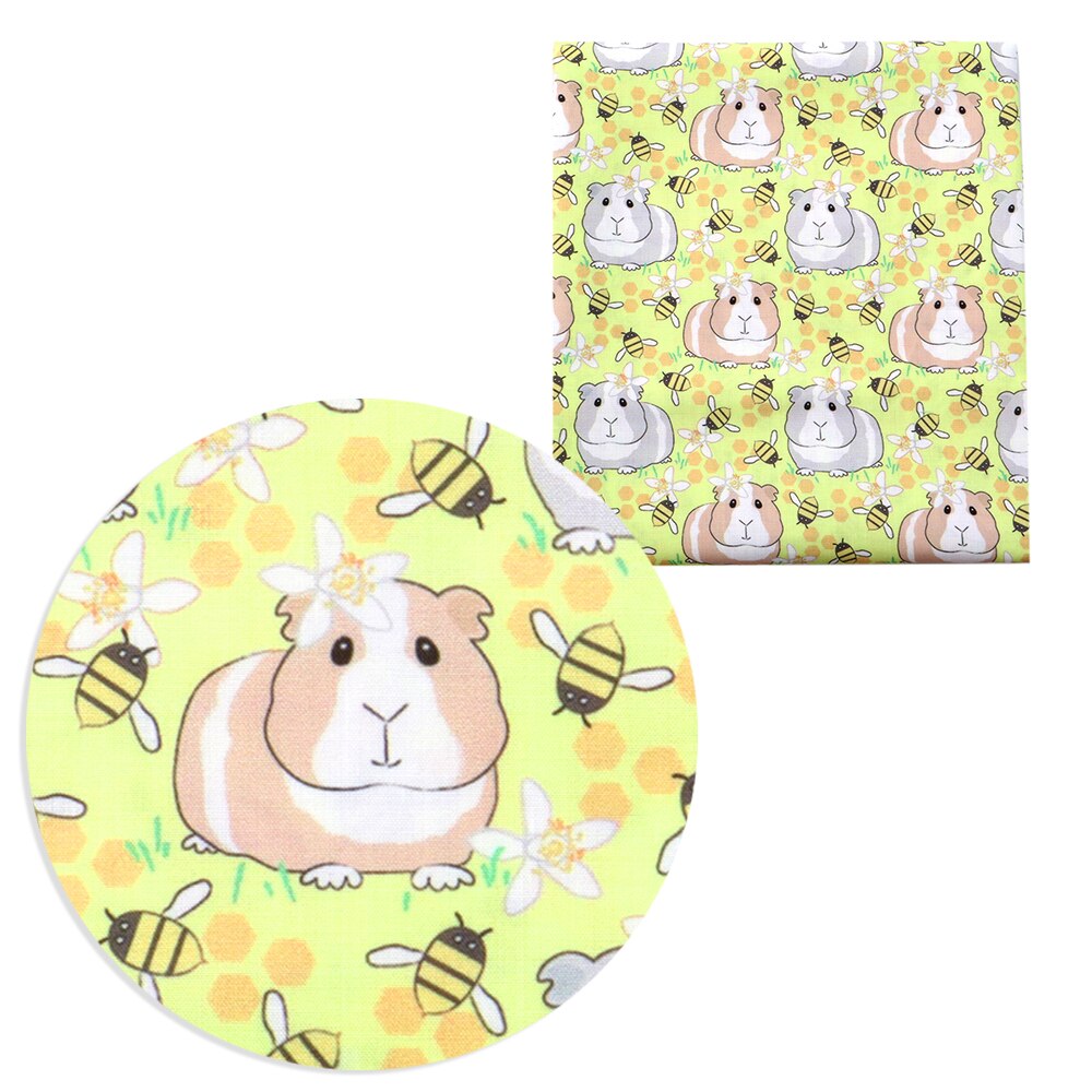 50*145cm Love Heart Cartoon Printed Polyester Cotton Fabric DIY Handmade Material For Making Home Textile,1Yc9863: 1100252001