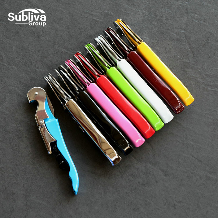 Sacacorchos de acero inoxidable para botellas de vino, abridor de botellas de cerveza, cortador para utensilios de cocina, accesorios de Bar,