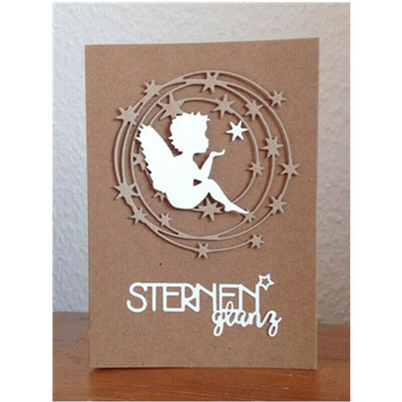 Découpe ange cercle étoile métal Scrapbooking | Artisanat, découpée en métal, carte Photo gaufrée, fabrication artisanale décor