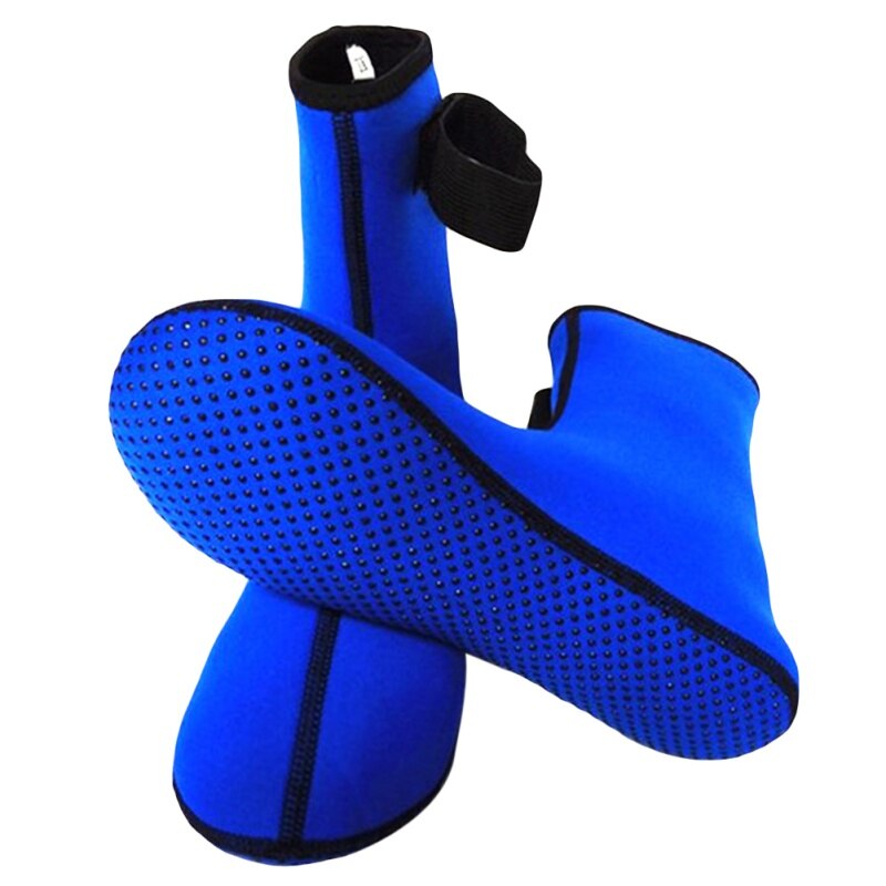 1 Paar Zwemmen Seaside Scuba Sokken Wetsuit Duiken Sokken Voorkomen Krassen Opwarming Snorkelen Sokken Strand Laarzen Aqua Schoenen: Blauw / L