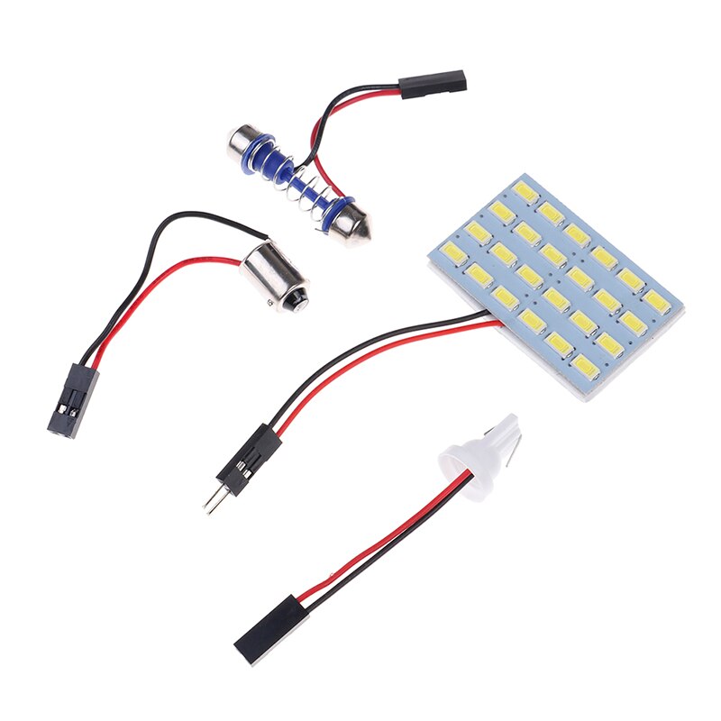 24x5630 SMD Auto LED Fahrzeug Tafel Lampen Auto Innen Lesen Lampe Birne Licht Kuppel Girlande 12v