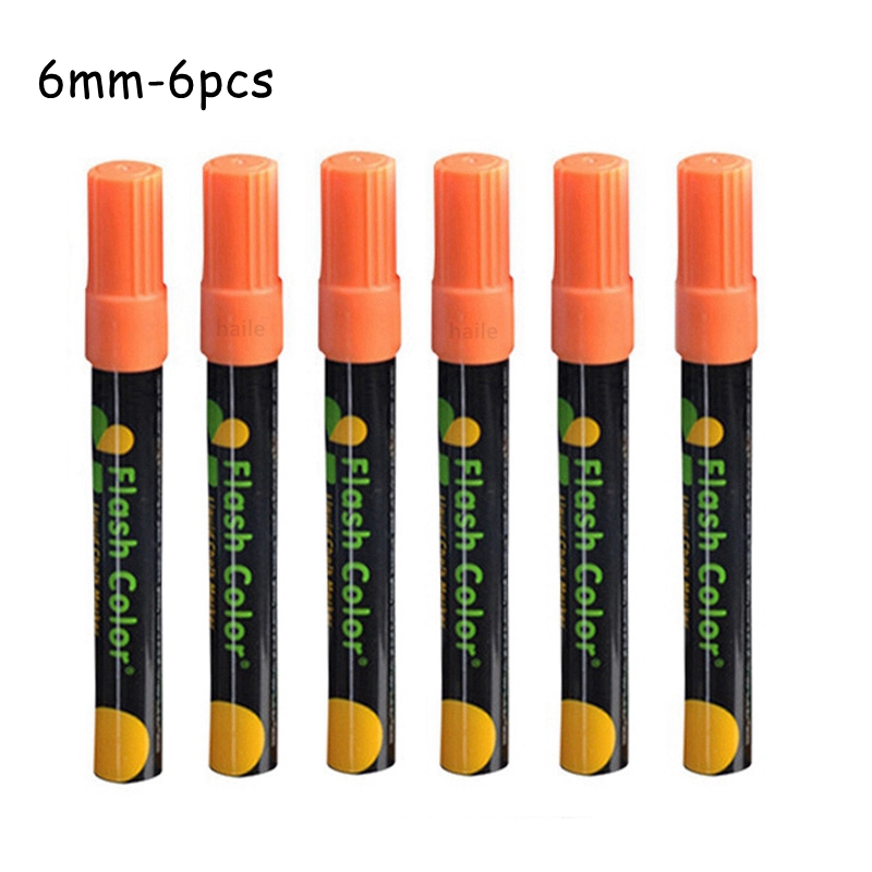 Haile 8Colors/lot Liquid Chalk Erasable Highlighter Art Graffiti Marker Pen For Glass Whiteboard LED Chalkboard Billboard Screen: Blue