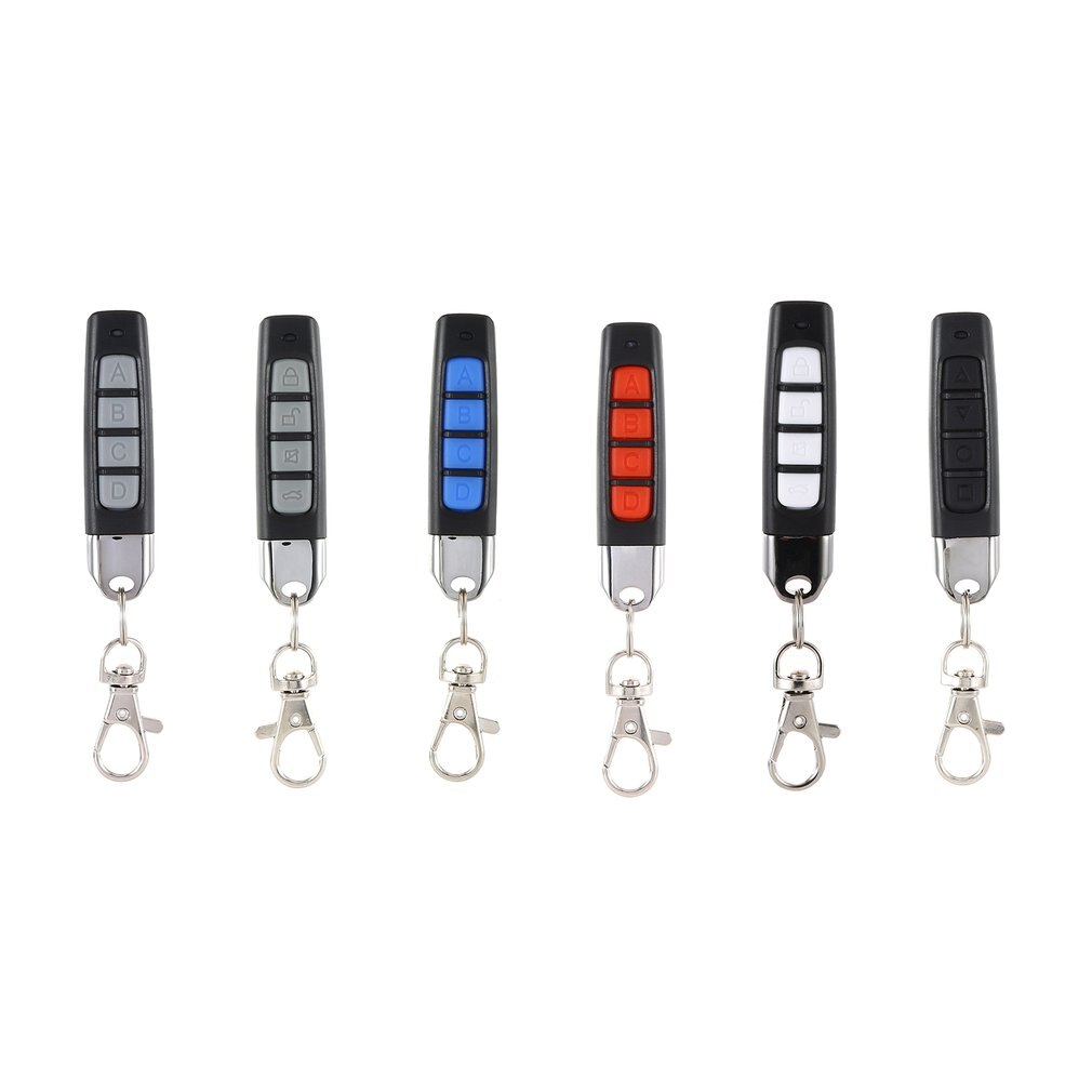 4 Key Buttons Garage Gate Door Remote Control 433MHZ Auto Pair Copy Remote Garage Door Remote Control Duplicator