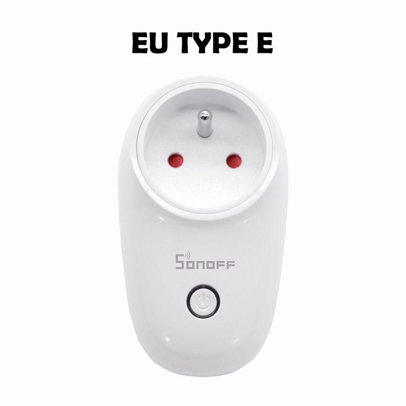 Itead sonoff s26 versão da ue wi fi casa inteligente sem fio soquete app controle remoto via ewelink trabalho com alexa google casa ifttt: S26 E FR